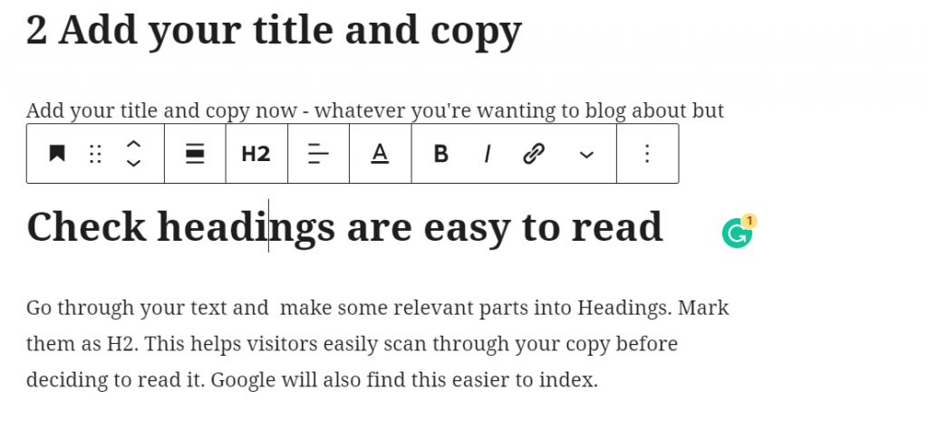 How to find Headings heirachy