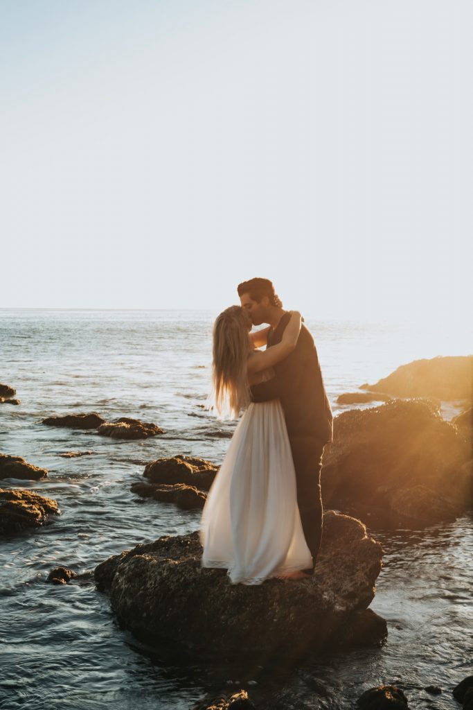 wedding by the ocean